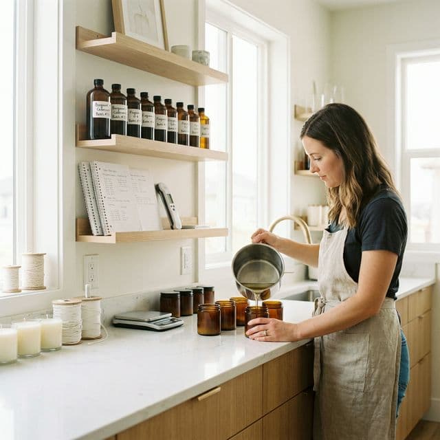 Royal Flame candles in a luxury setting